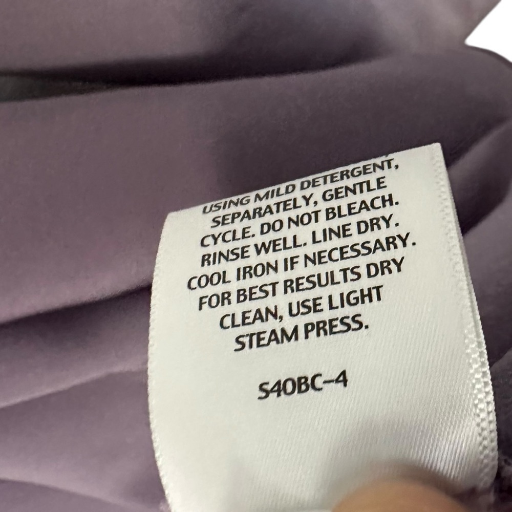 Eileen Fisher Womens Silk Linen Open Front Drape Cardigan Top Sz 2X Purple - Picture 6 of 8